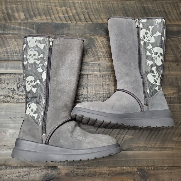 UGG Shoes - I HEART UGG Sequin Skull Boots | 7